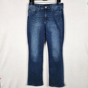 Banana Republic Curvy Sculpt Boot Cut Jeans Medium Wash Stretch Size 29 / 8